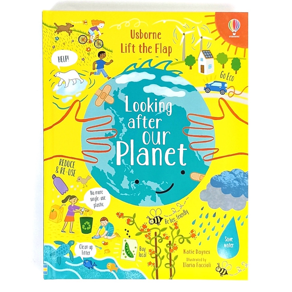 ORIGINAL Usborne Lift The Flap Looking After Our Planet - Leon Books