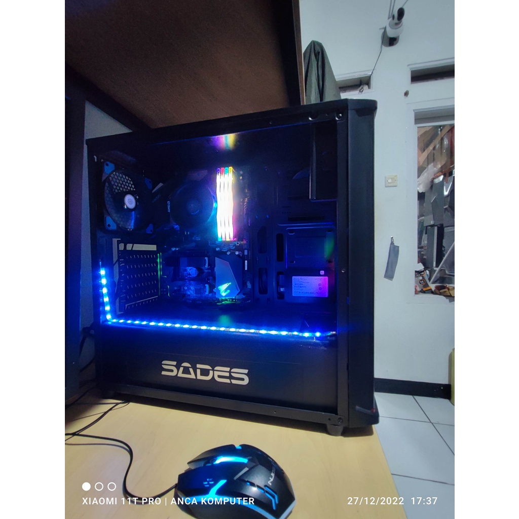 PC Rakitan Gaming &amp; Desain Grafis AMD Ryzen 3 3200G fulset