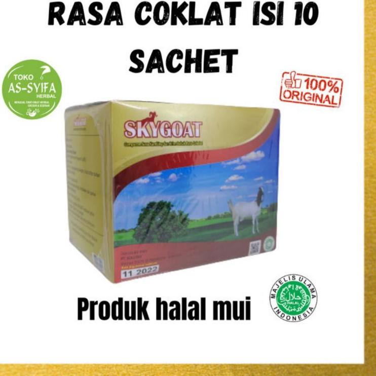 

✰Promo⁎ Skygoat Susu Kambing Etawa Full Cream / Susu Kambing Vanilla dan Coklat 84 ↓