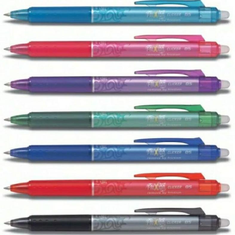 

➬Seller✫ { 1Pcs } Pulpen Frixion Clicker Pilot Warna Warni 0.5 & 0.7 BLRT-FR5/7 67 ➬