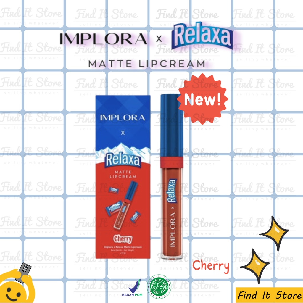 Implora Urban Lip Cream Matte Lipcream Lipstik Lipstick BPOM Orginal