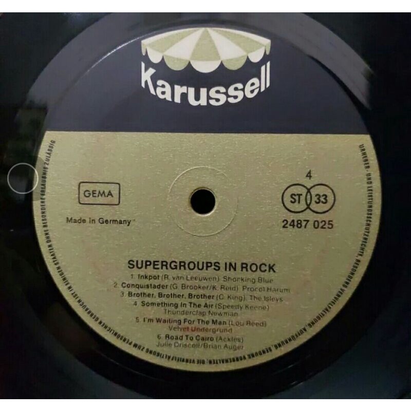 Vinyl Piringan Hitam 12&quot; Supergroups In Rock Shocking Blue dll