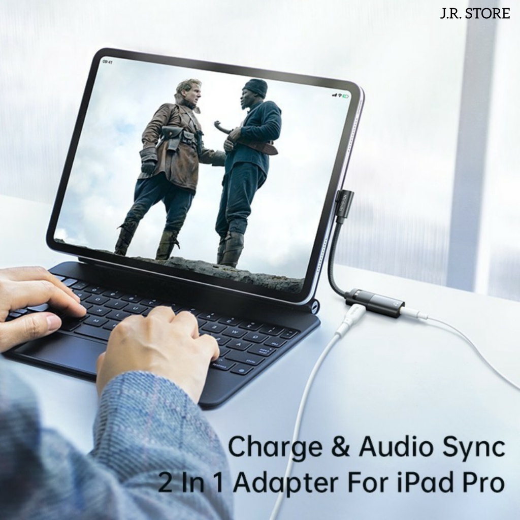 MCDODO CA1880 Converter Splitter TYPE - C ke AUX / TYPE - C to JACK 3.5mm / OPEN MIC