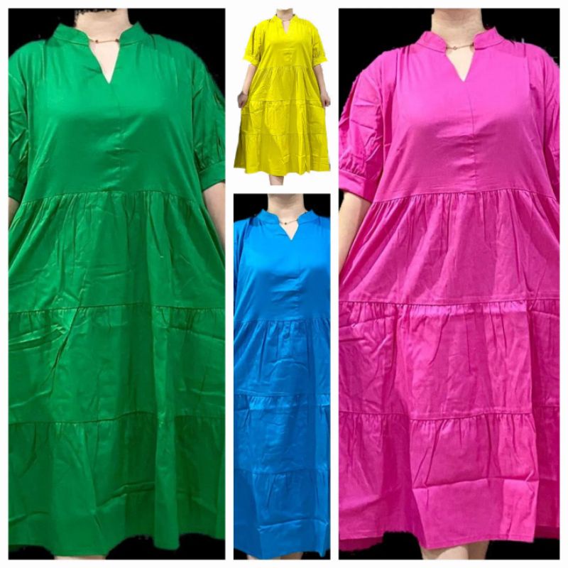 dress katun stretch super jumbo/dresa super jumbo/dress bigsize/dress xxxl