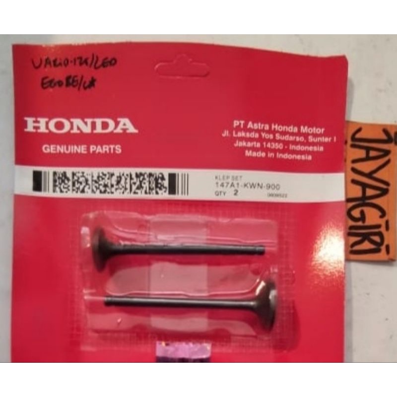 Klep VARIO 125 / LED Payung Kelep HONDA KWN Engine Valve IN EX Motor Set Mesin Intake Arm Arem Pelat