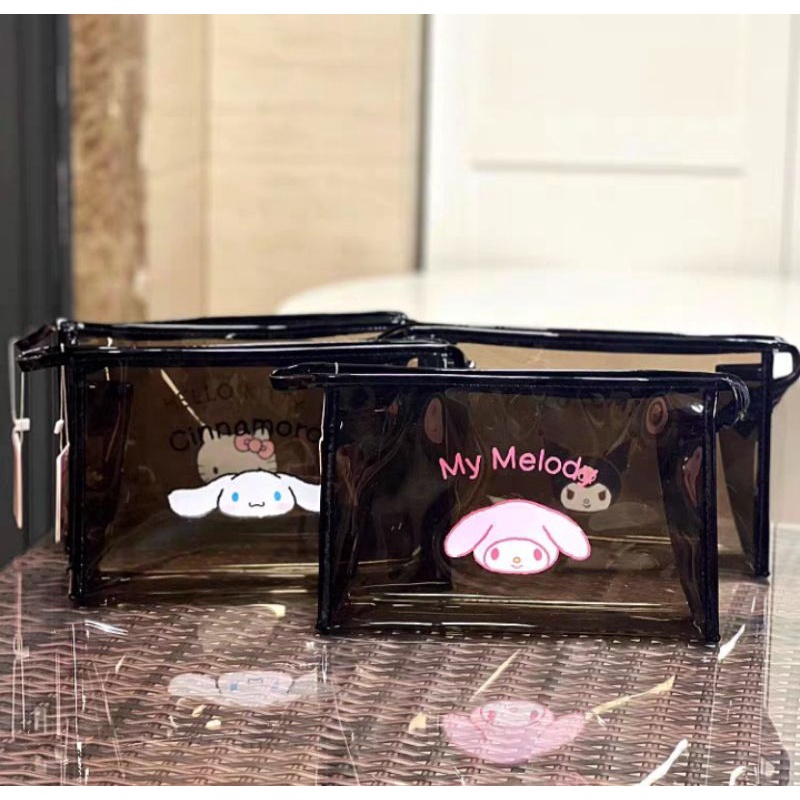 Pouch Bening Sanrio ORI / Pouch Kosmetik My Melody Cinnamoroll / Dompet Kosmetik Hello Kitty Lucu