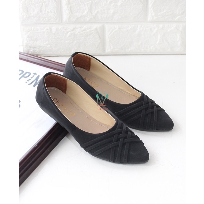 Mym2m Sepatu Flatshoes Wanita Casual Kekinian Terlaris Talitao