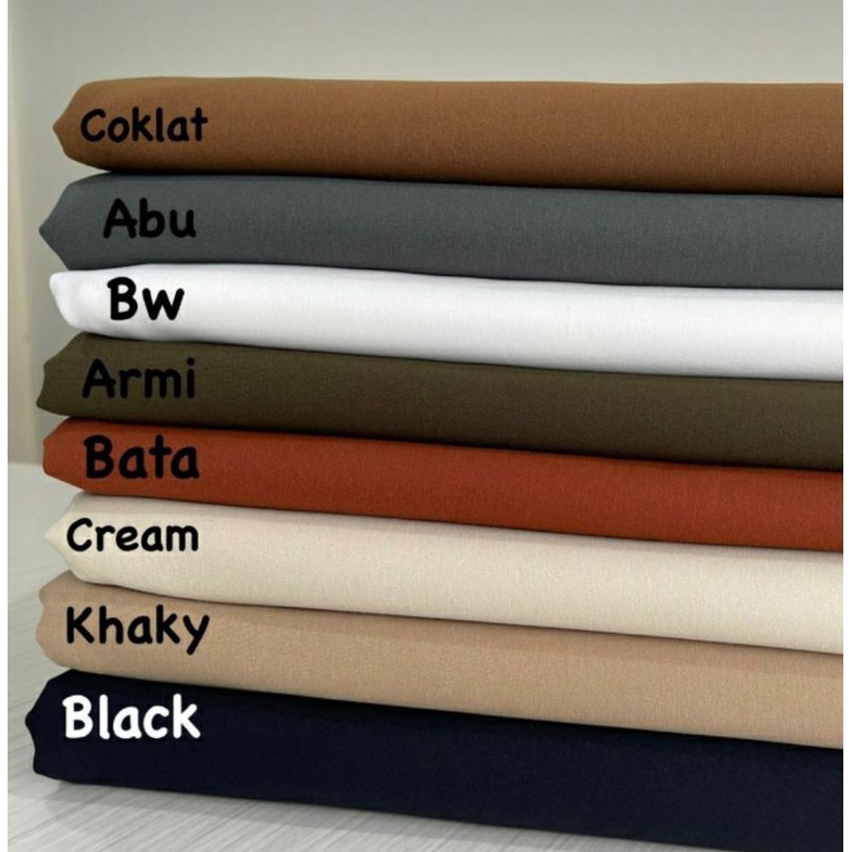 Kain wollpeach meteran/kain wolfis untuk gamis/kain pakaian muslim/kain meteran termurah