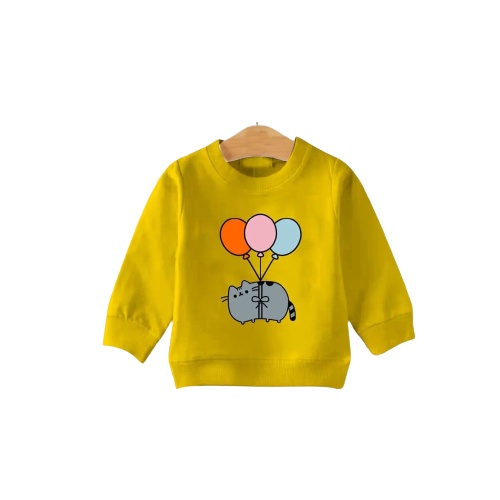 Tokomilkan - Sweater Baju Anak Perempuan BALOON Fleece Umur 1 - 6 Tahun