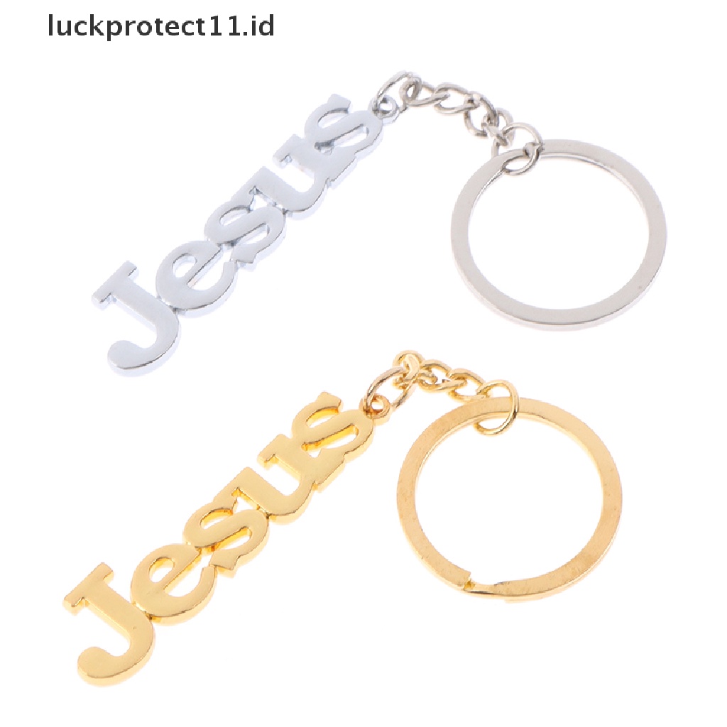 /Fashion Hot// Fashion// 1pc Agama Yesus Kunci Ring Kunci Mobil Gantungan Kunci Kristen Yesus.