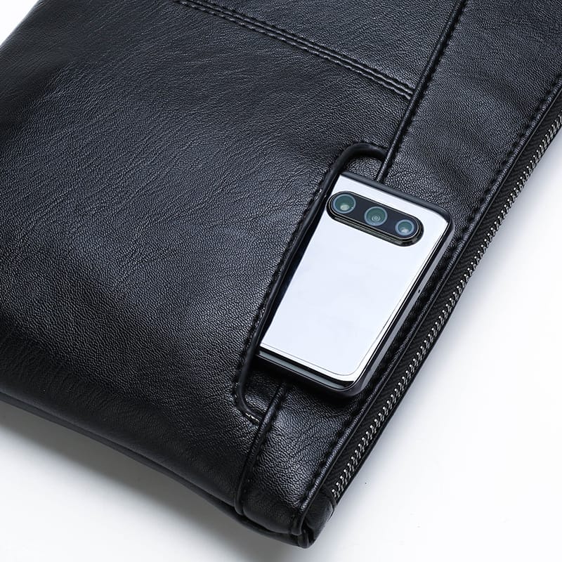 Dompet Clutch kulit Pria  Bisa Wanita Cowok premium wallet laki laki Terbaru