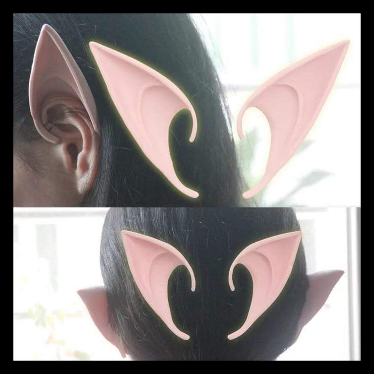 

KUPING ELF PANJANG COSPLAY PERI ELVES EAR KOSTUM PESTA HALLOWEEN LOTR BARU