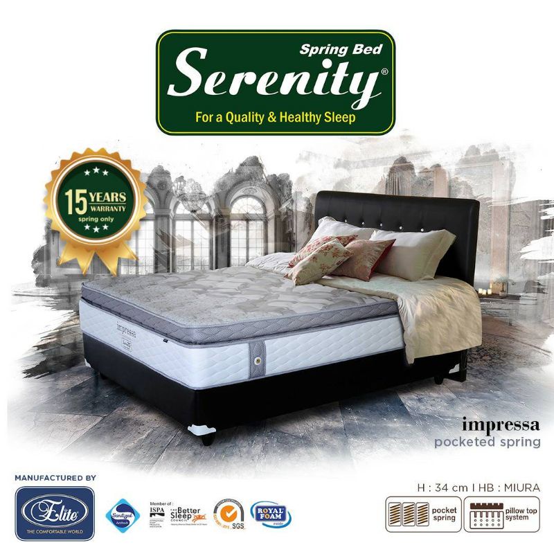 Serenity Springbed Tipe Impressa Pocket Spring