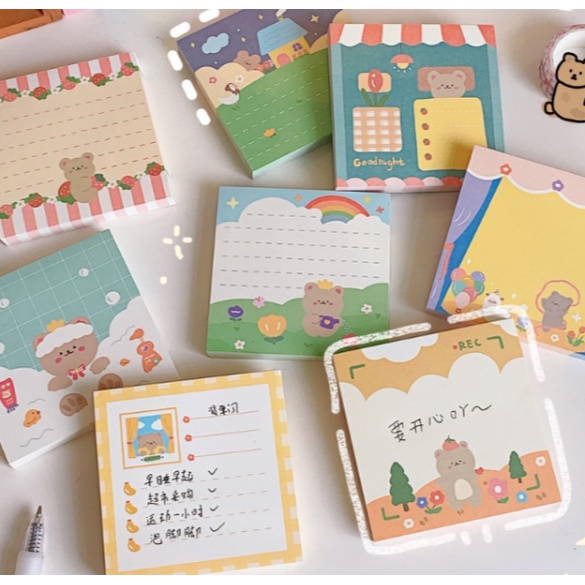 

Memo Pad Cute Animal /Notes Lucu