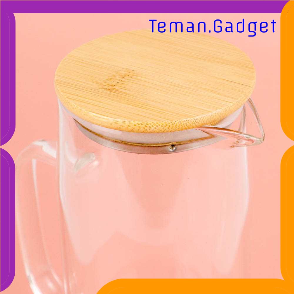 TG - DPR One Two Cups Teko Pitcher Teh Kopi Borosilicate Glass 1380ml - YS-6337