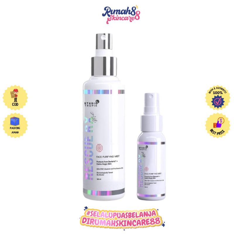 STUDIO TROPIK Rescue RX - Antibacterial Face Mist