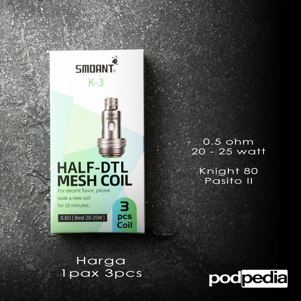 Smoant Knight 0.3 0.4 0.6 ohm Mesh Coil | Knight 80 Pasito II