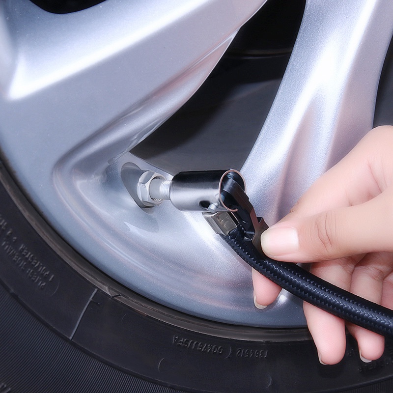 [GROSIR] Inflator Pompa Angin Ban Mobil Elektrik LCD Display - Black