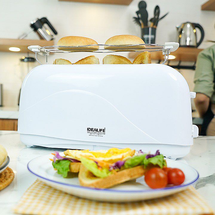 Idealife Toaster IL-204S / Pemanggang Roti 4 Slice IL 204S