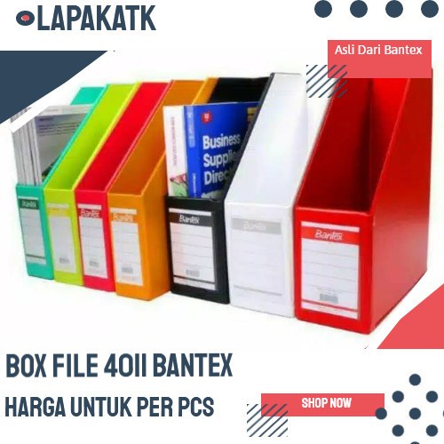 

FREE ONGKIR BOX FILE BANTEX FOLIO 4011 - Code 2844