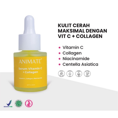 Animate Vitamin C + Collagen Serum 20ml