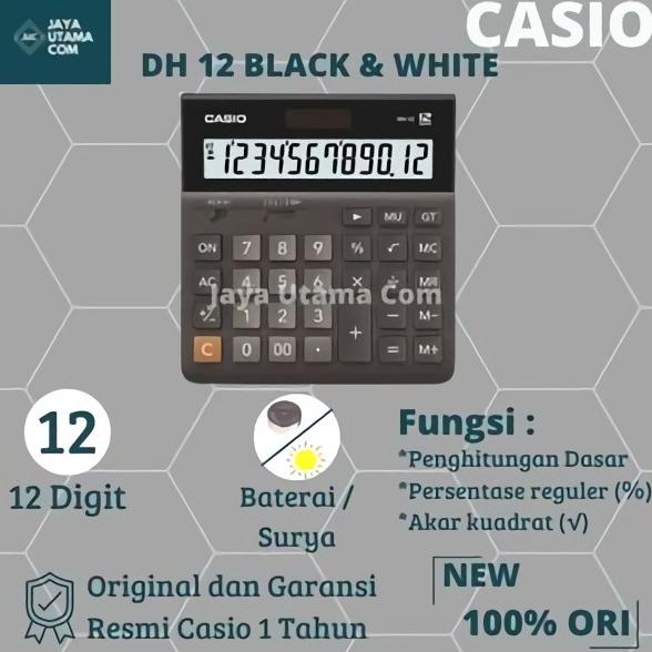 

Kalkulator Casio Dh-12 Black
