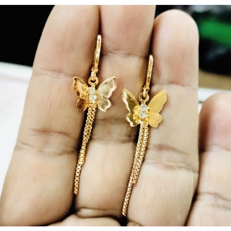 Anting wanita // anting jurai // anting lapis emas // anting pengganti emas// anting