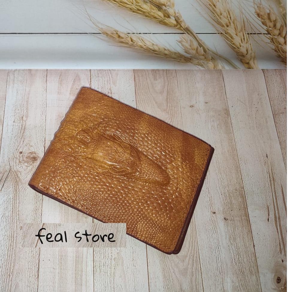 DOMPET MOTIF KULIT BUAYA /DOMPET PRIA KULIT IMPORT/DOMPET UNIQ/DOMPETVINTAGE/DOMPET LIPAT PRIA/DOMPE
