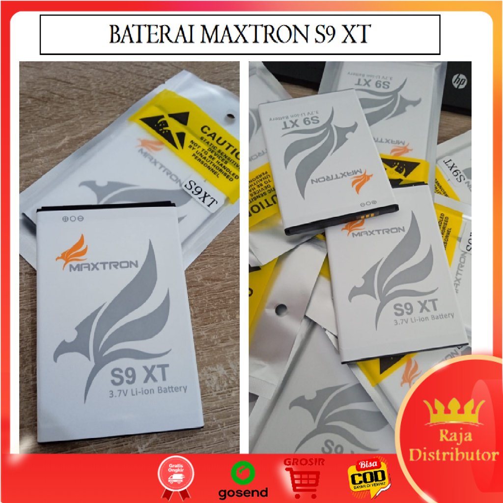 Baterai Maxtron S9 XT panjang 8.8 lebar 6 battery batre baterai