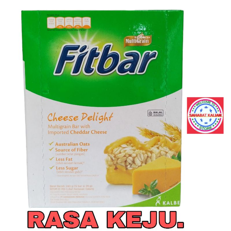 Fitbar 20gram 1 Box  isi 12 pcs