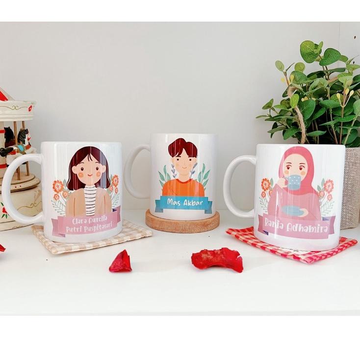 

《packingaman》 Mug Custom special design unik dan cantik
