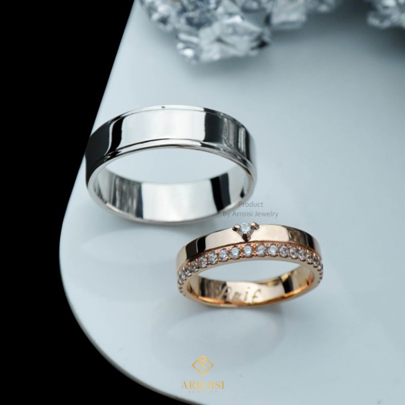 Cincin Nikah Cincin Tunangan Emas 50% Palladium 10% Jogja