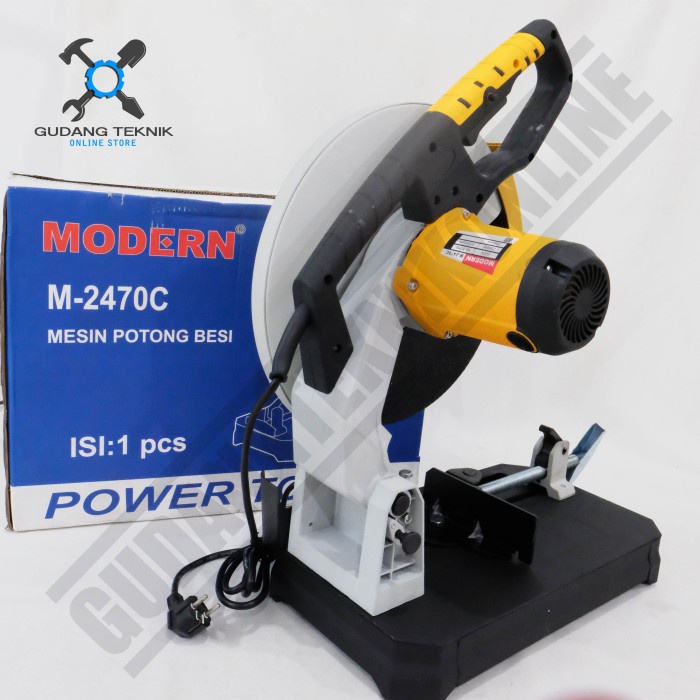 Mesin CUTT OFF Potong Besi M 2470C MODERN / Electric Cutting Wheel Mesin Potong Besi Listrik Aluminium Kayu M2470C MODERN