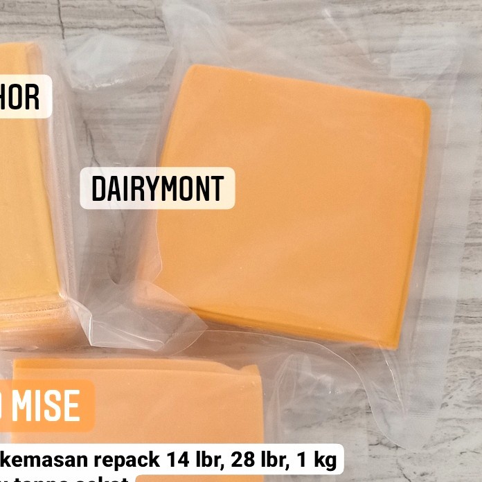 

(BISA COD ) Red Cheddar Anchor Slices isi 28 - DAIRYMONT sekat