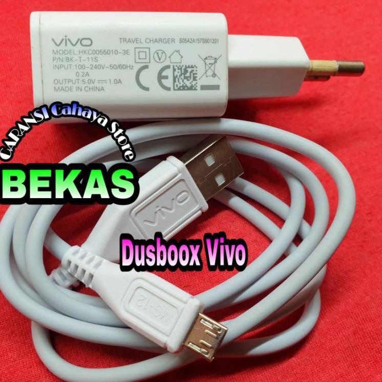 New Stock Charger Vivo 1Amper Y21 Y53 Y3i Y53i Y55 Y55s Y71 Y81 Original Copotan Bawaan Hp Ori Cabut