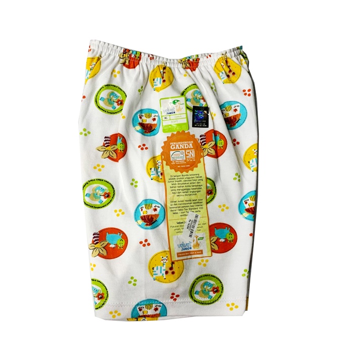 VELVET JUNIOR CELANA PENDEK SEGIEMPAT 1 PCS