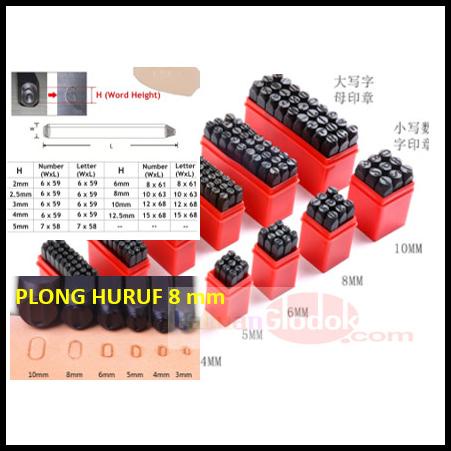 

Promo Plong Huruf Ketok 8Mm Letter Punch Pond/Plong Huruf 8Mm /Plong