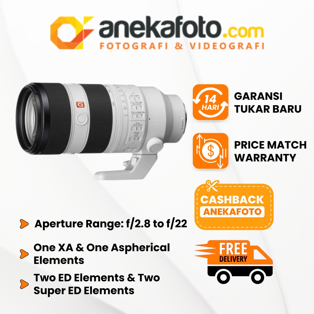 Sony Lens FE 70-200mm f/4 G OSS Full Frame