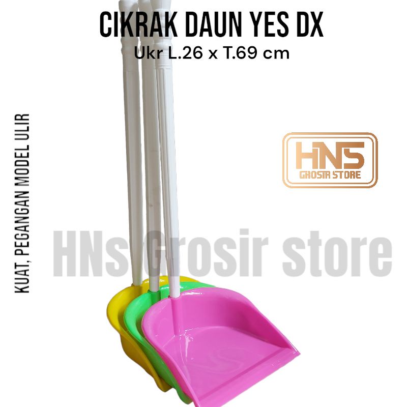 Cikrak sekrop sampah model daun dx Yes tebal kuat