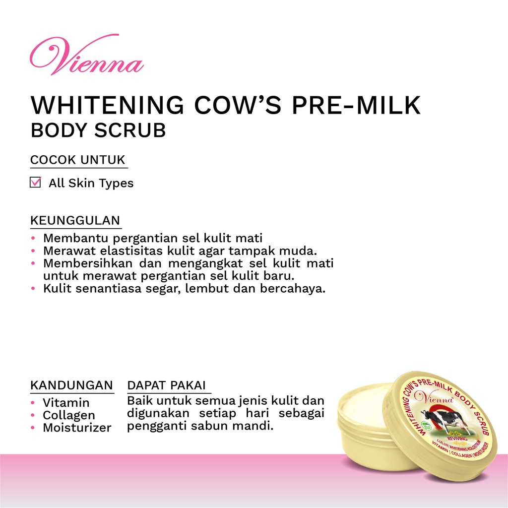 Vienna Brightening Body Scrub 250g