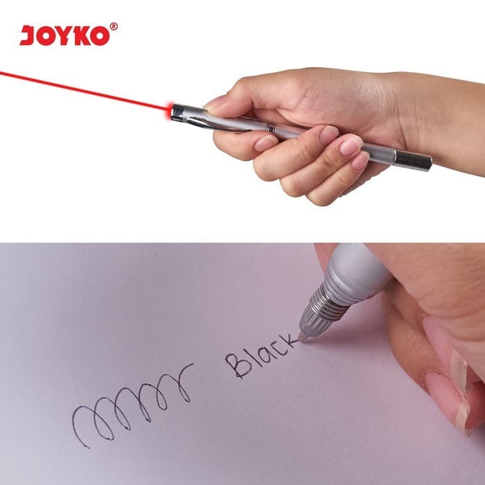 Laser Pointer 4 In 1 / Penunjuk Laser / Senter / Pulpen Joyko LP-100