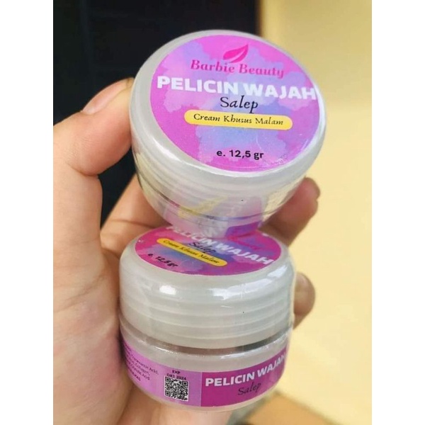 Salep pelicin wajah Barbie beauty cream malam