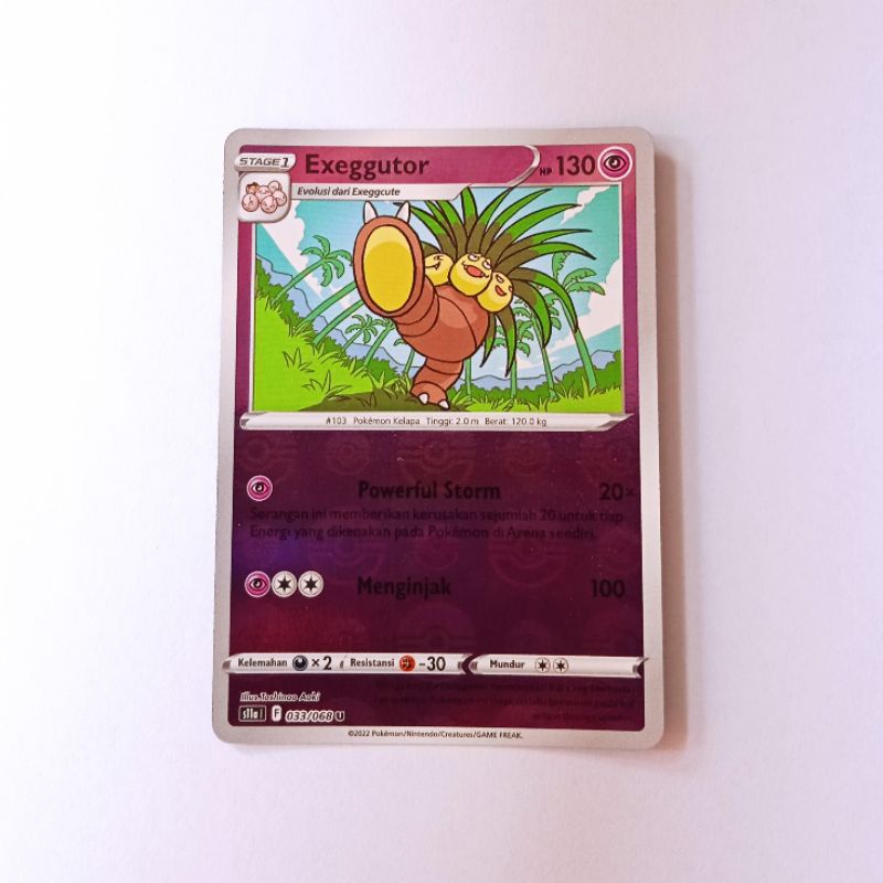 Exeggutor Holo TCG Pokemon