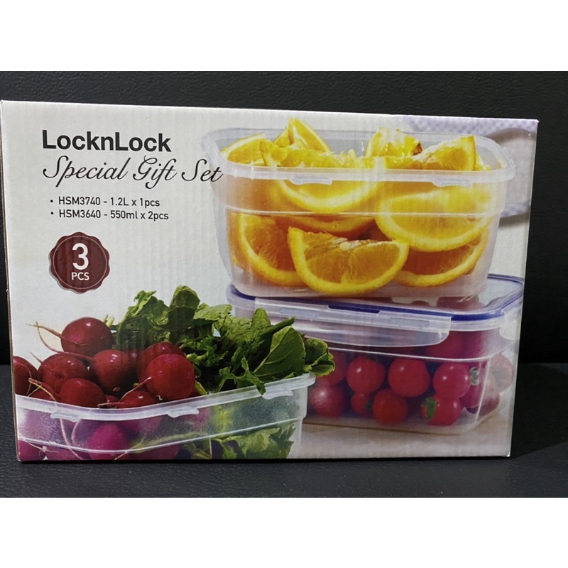 locknlock lock n lock special gift set 3 pcs