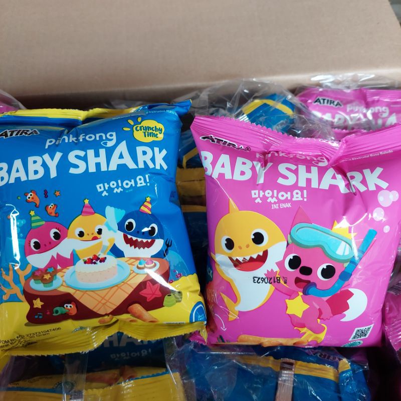 

[DISTRIBUTOR] 10 PCS BABY SHARK Snack cruncy time