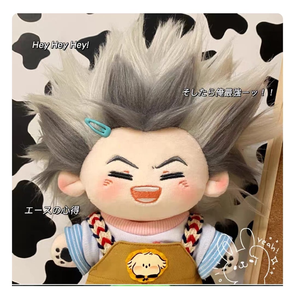 Doll Bokuto Haikyu rambut tanam fanmade 20cm (BACA DESKRIPSI YA)