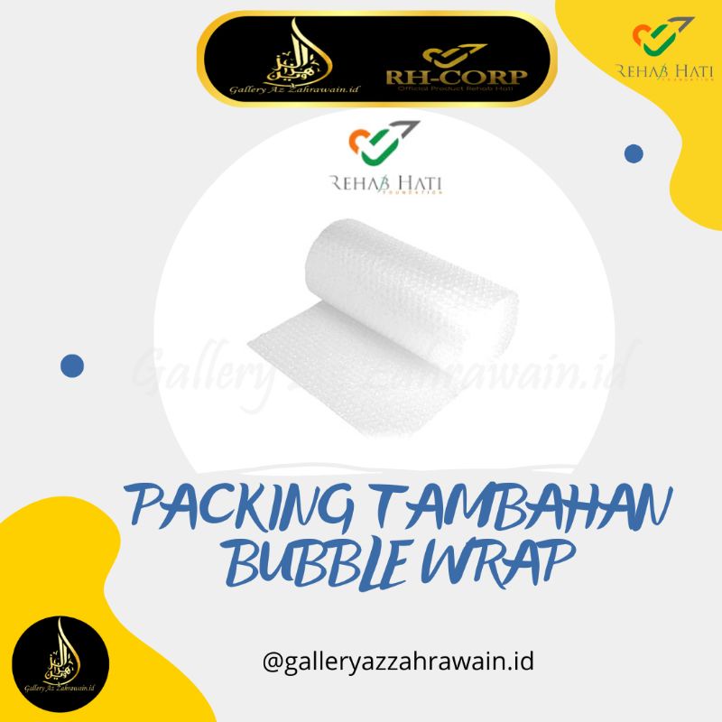 

Infaq bubble wrap dan dus pengaman