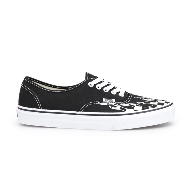 Vans Authentic Flame Black White