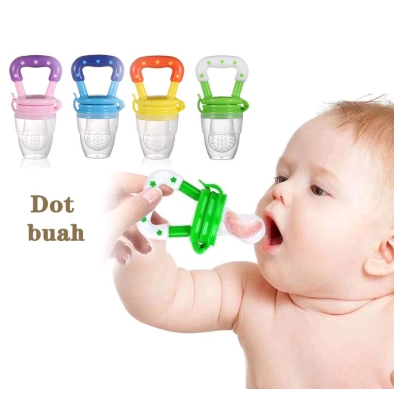 Empeng Buah Bayi Baby Fruit Food Feeder Dot Buah Bayi Gigitan Bayi Dodot Sari Buah Anak