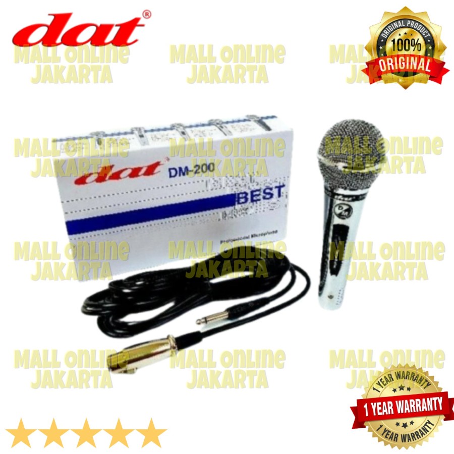 Mic kabel dat dm200 handle microphone cable dm 200 handheld original